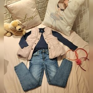 Spring 💐or fall 🍁outfit  bundle set vest puffy,pants so stretchy